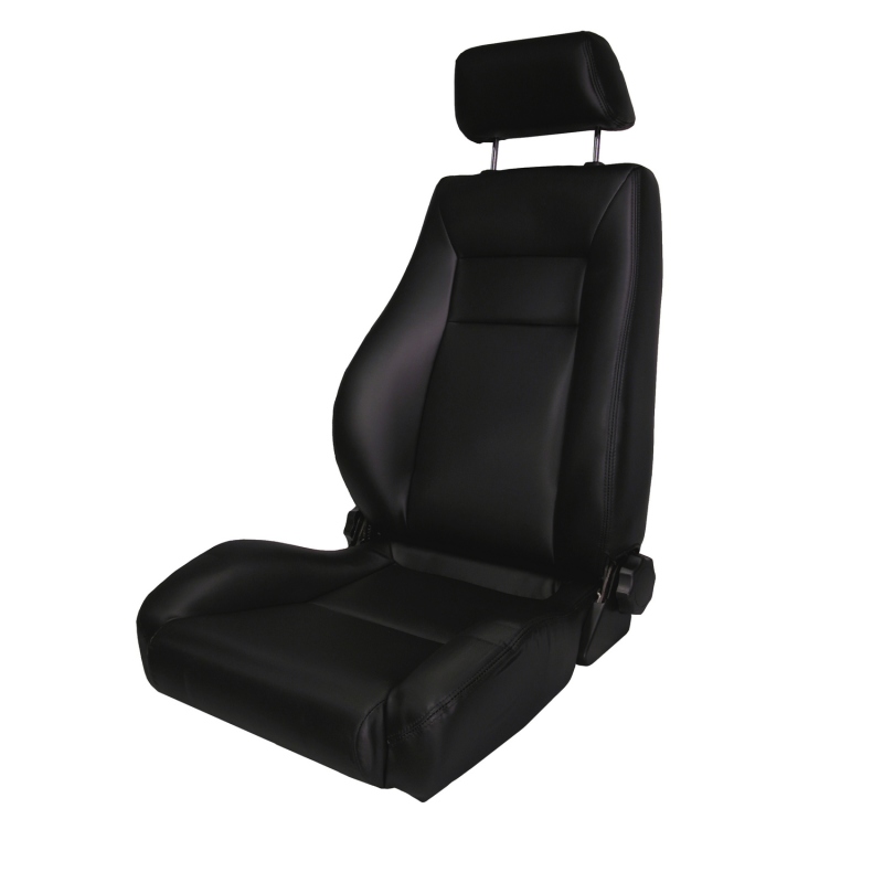 Jeep Wrangler Seat - Front - Rugged Ridge - Reclinable Ultra - Black - `87-`02